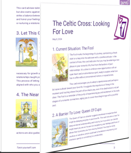 Tarot Reading: Celtic Cross, Looking for love - Tarot-7